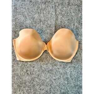 Victoria’s Secret Women Bra 34DD Beige Strapless Underwire T-Shirt Multiway